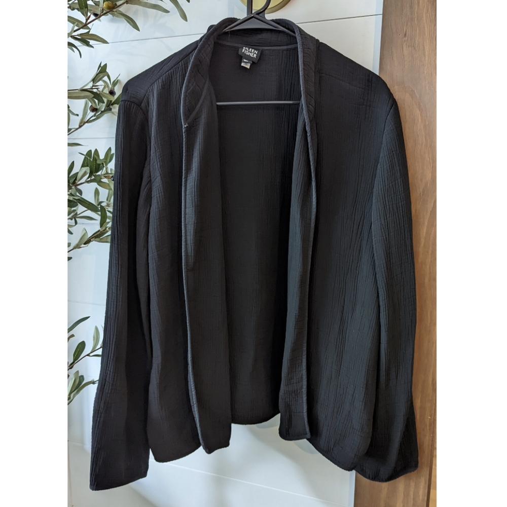 Eileen Fisher black jacket